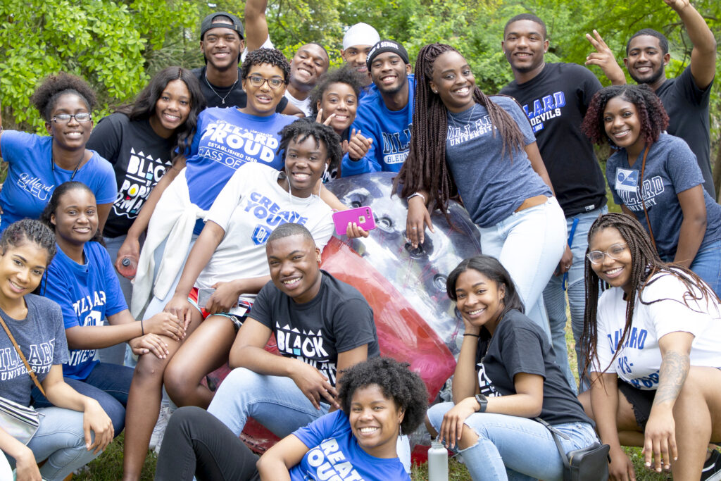 Dillard University Students on Campus