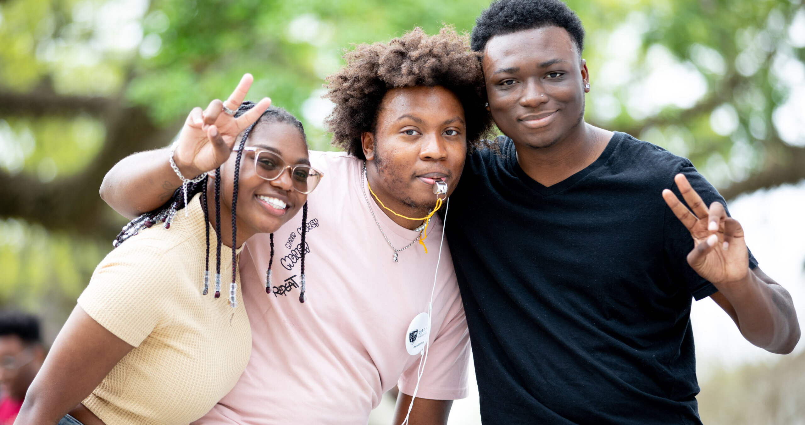 Dillard University Students on Campus