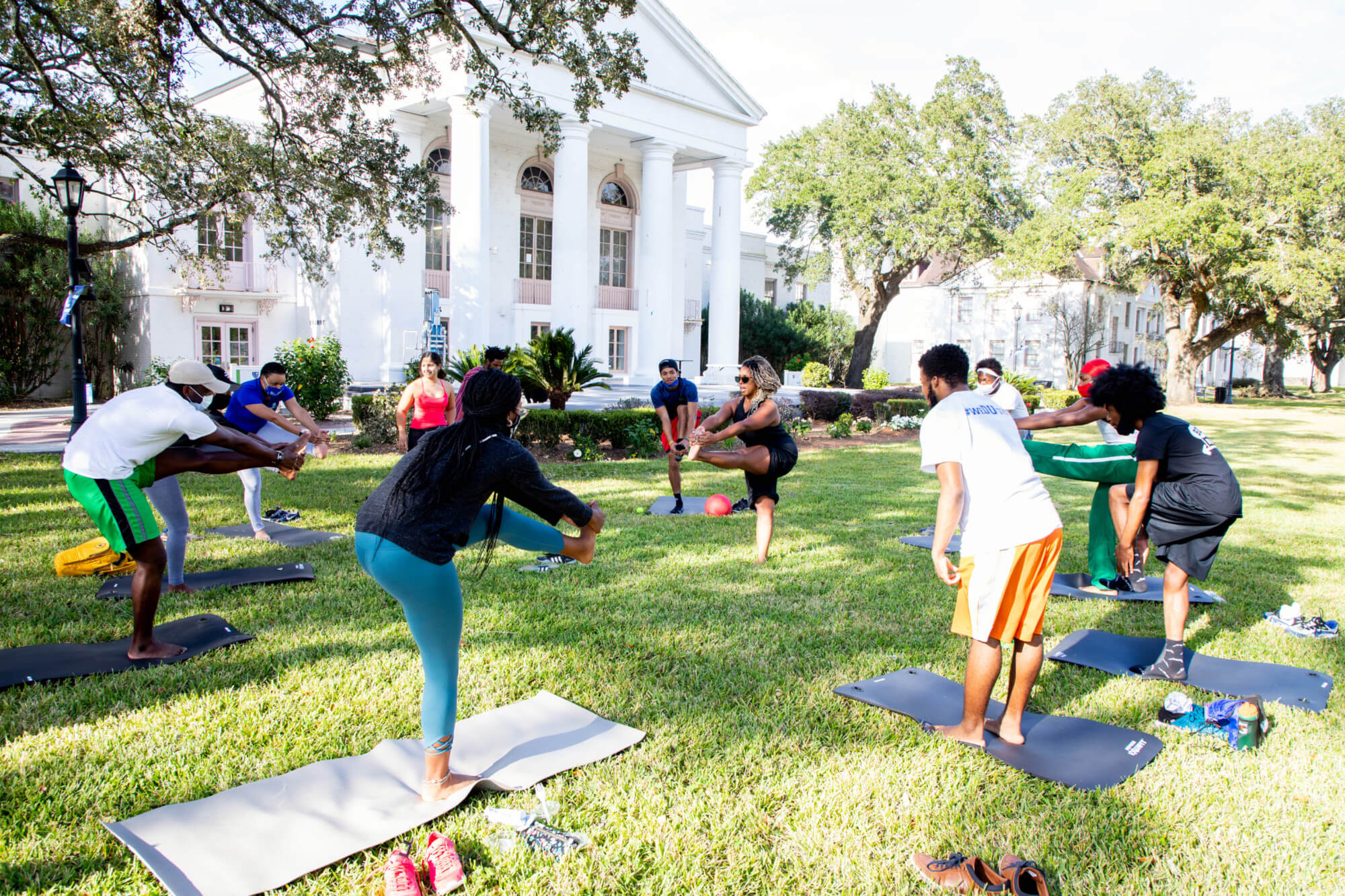 Dillard Dining partners with Blackowned yoga studio to relieve student