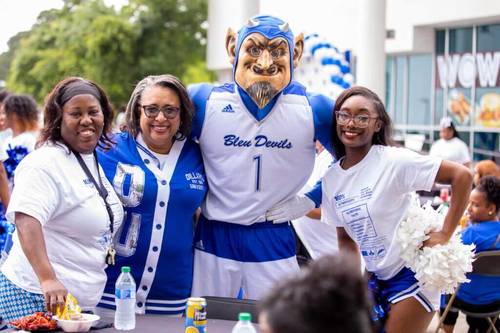 Dillard University Students on Campus