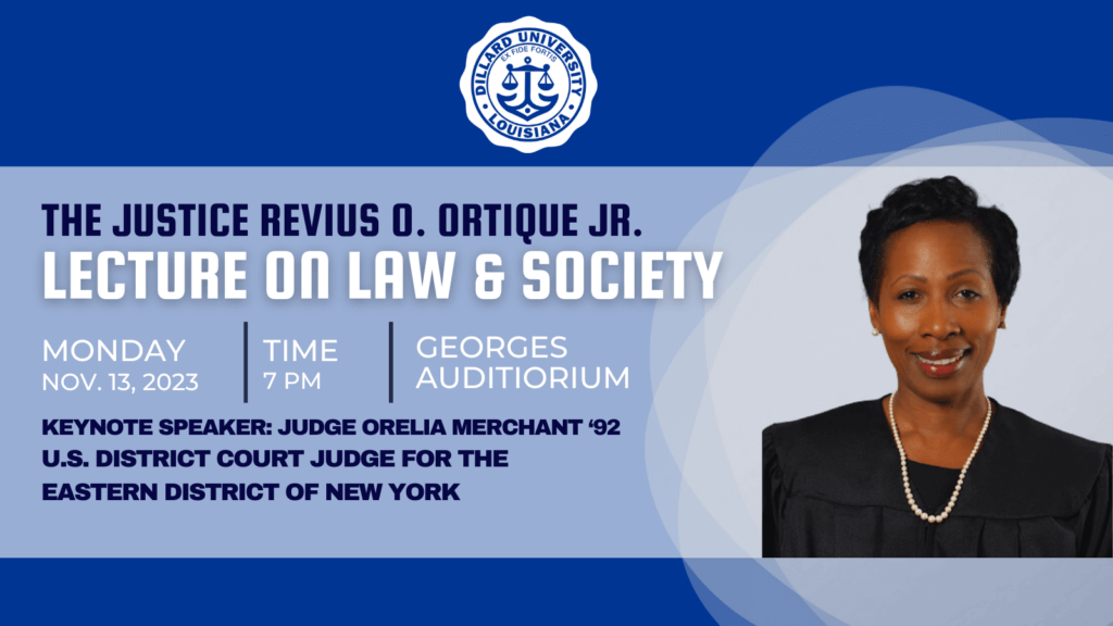 Judge Orelia E. Merchant - Ortique Lecture Speaker