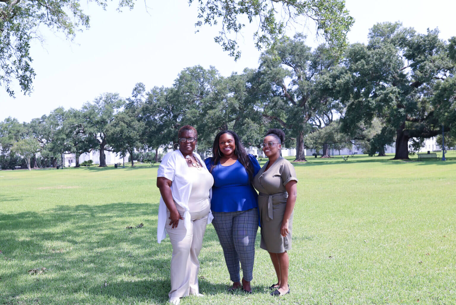 Dillard Alumni Anitra Brown '95, Malana Joseph Mitchell '05, Arian Pierre '15