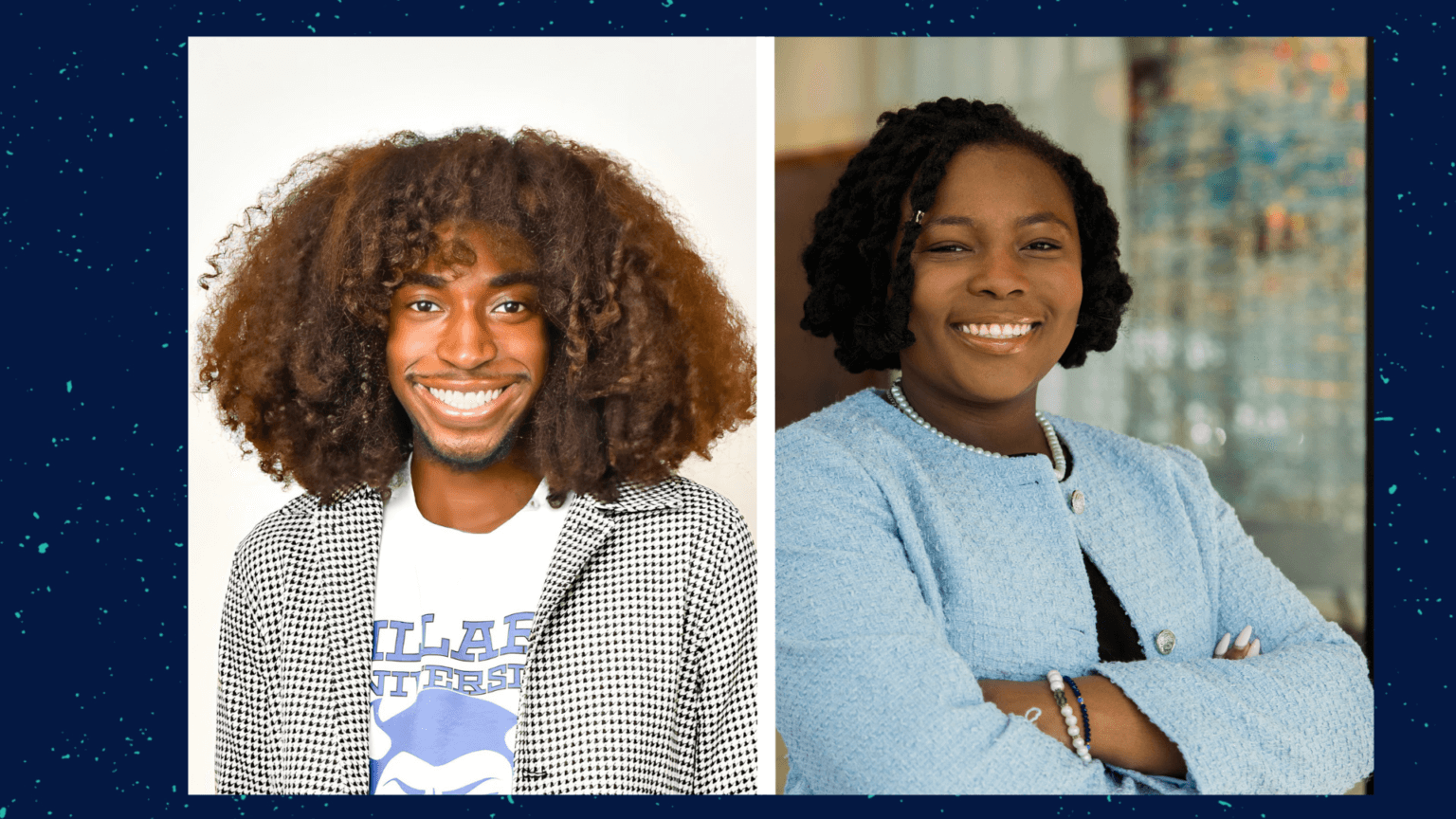 Dillard Students Tyler Finley '24 and Marissa Pittman '24