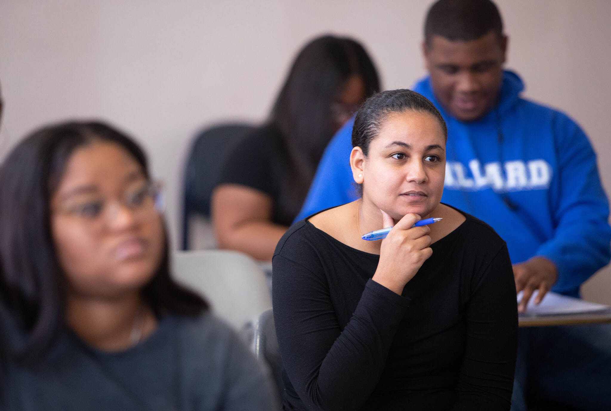 students in class