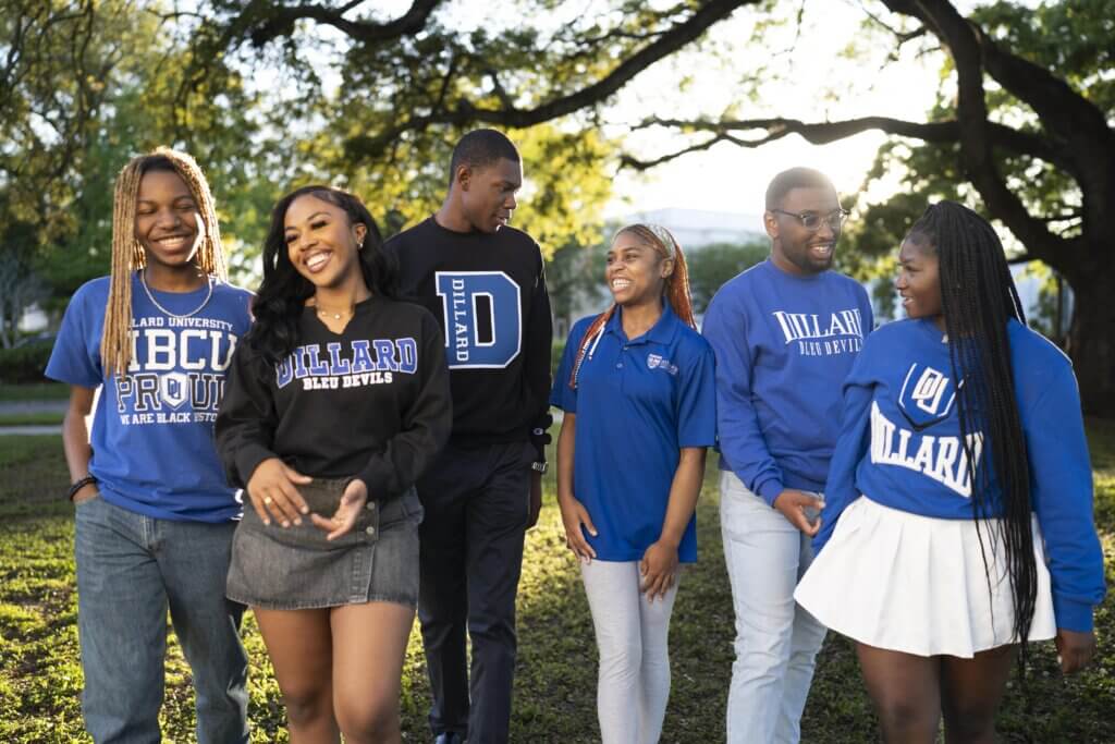 Students at Dillard University