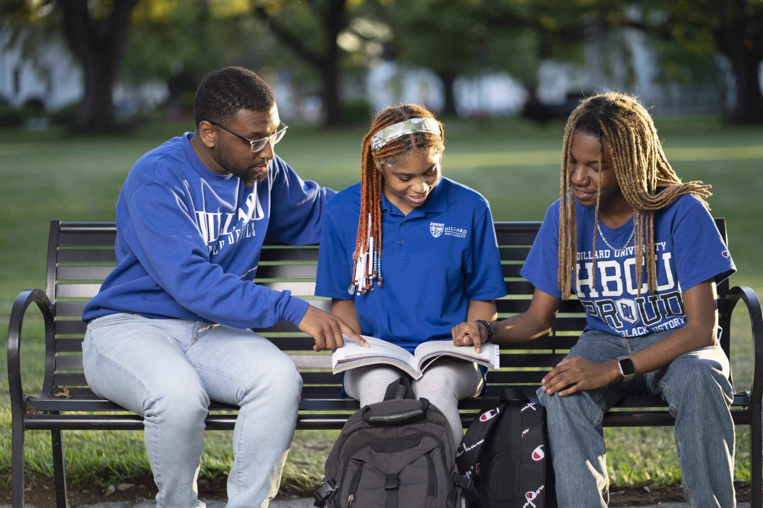Students at Dillard University