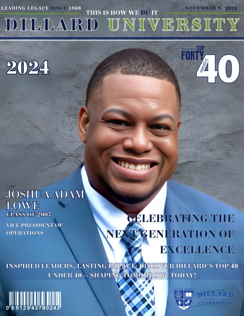 Joshual Lowe - 40 Under 40 - Dillard University