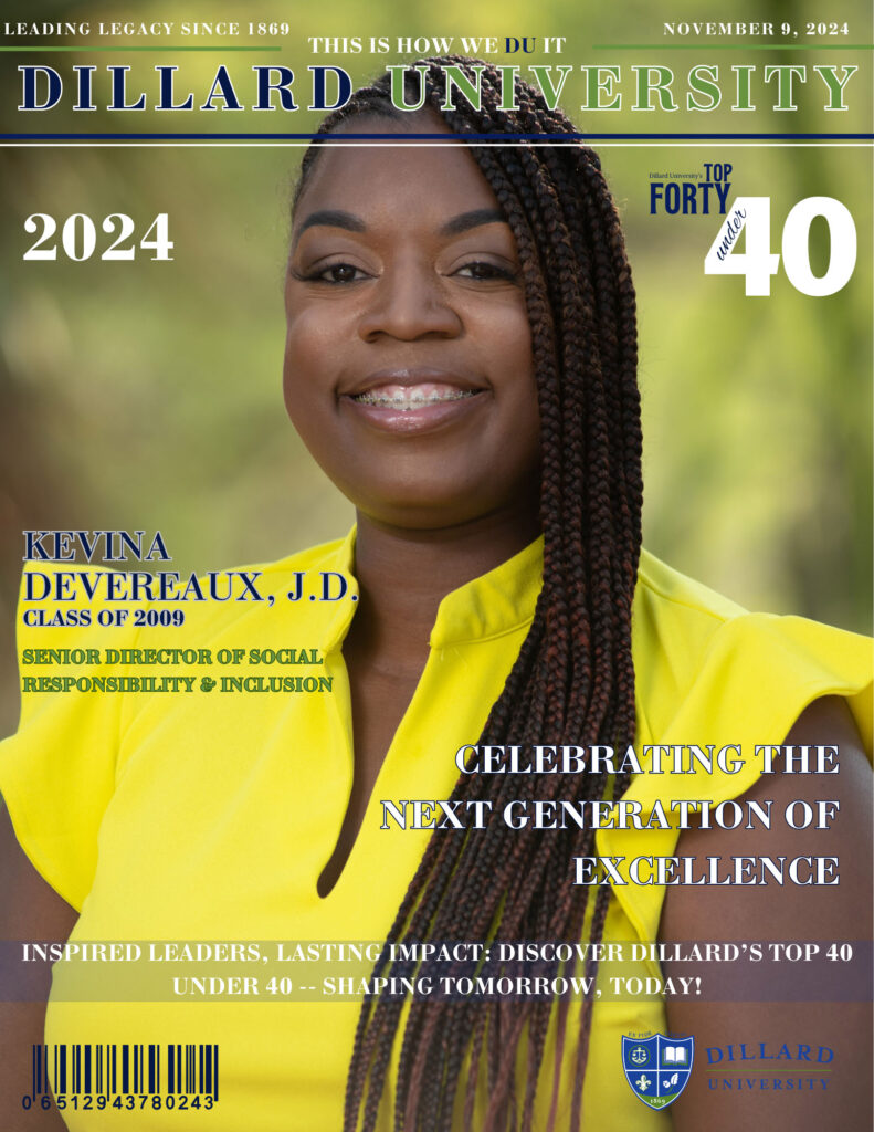 Kevina Devereaux, J.D. - 40 Under 40 - Dillard University.