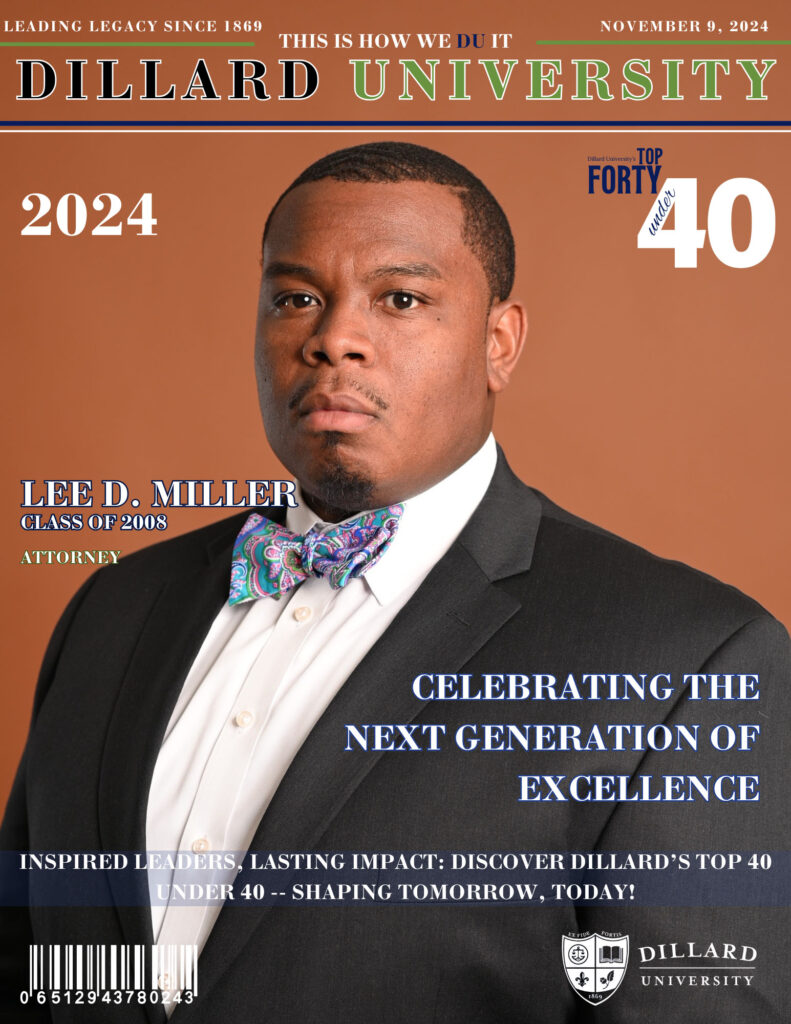 Lee Miller - 40 Under 40 - Dillard University