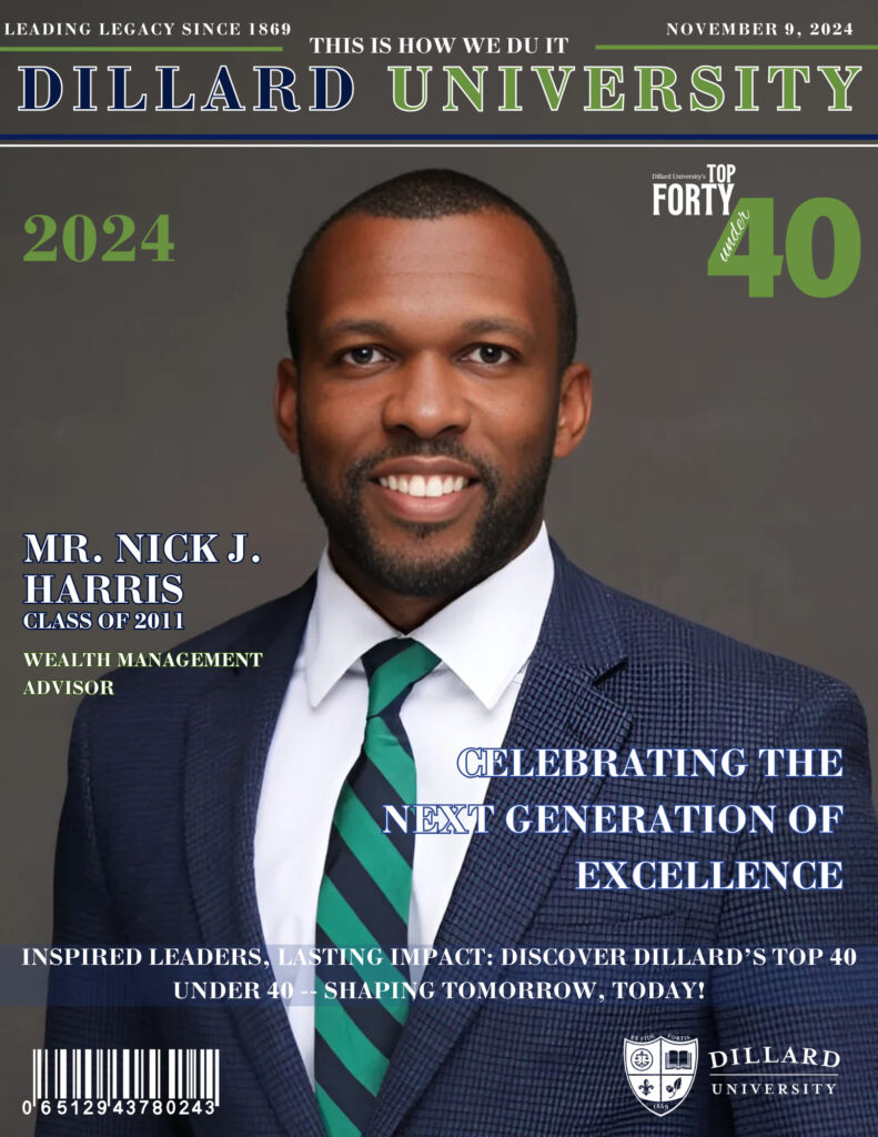 Nick Harris - 40 Under 40 - Dillard University