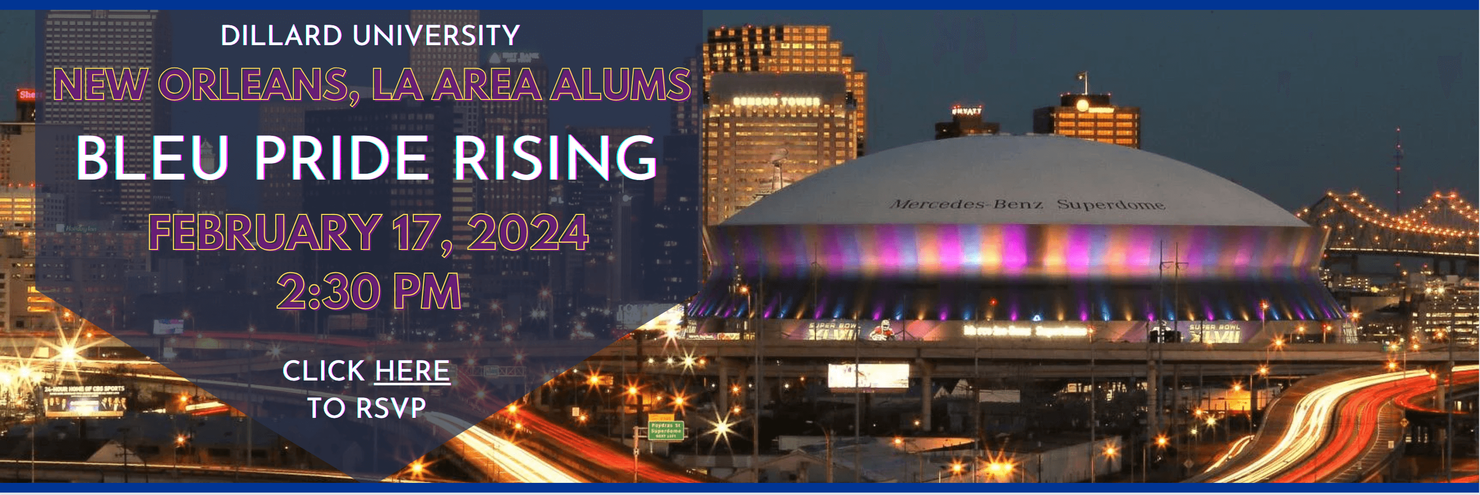 Bleu Pride Rising - New Orleans banner