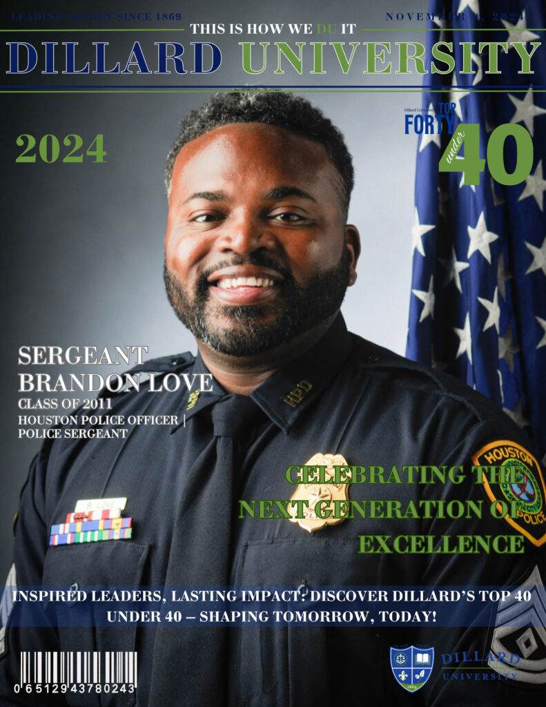 Brandon Love - 40 Under 40 - Dillard University