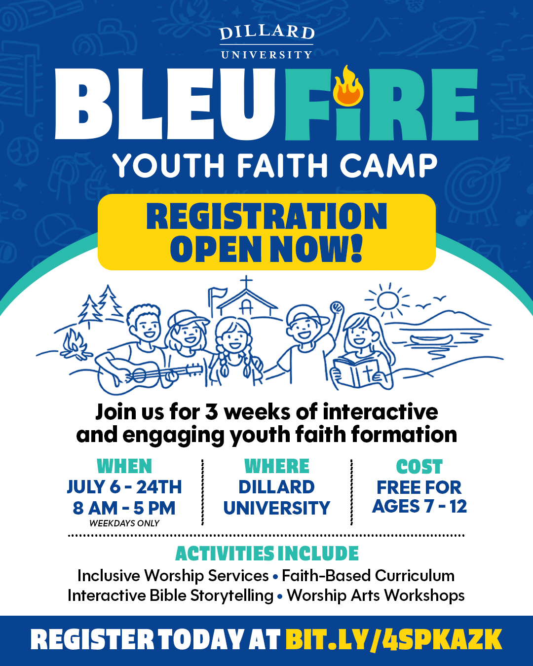 Bleu Fire Youth Faith Camp Registration