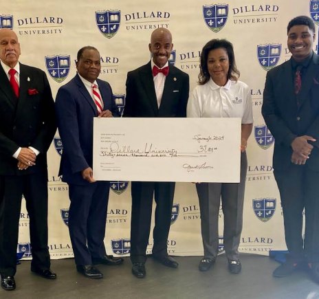 The Beta Gamma Kappas Contribute $37,401 to Dillard University