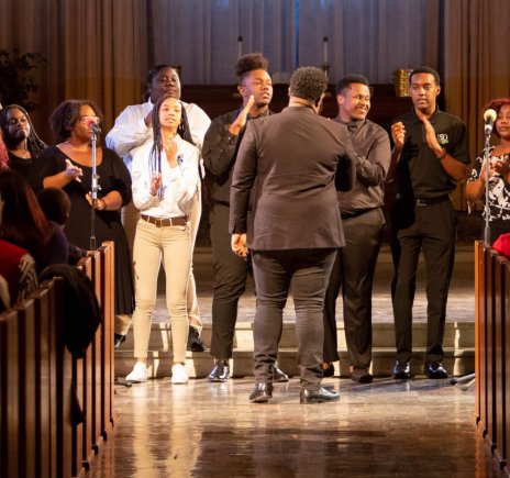 Dillard University Gospel Choir and the Xavier University of Louisiana Gospel Choir