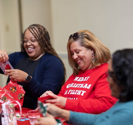 christmas celebration for faculty and staff