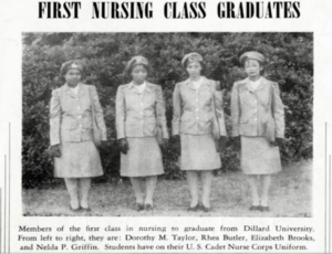 first graduating nursing class