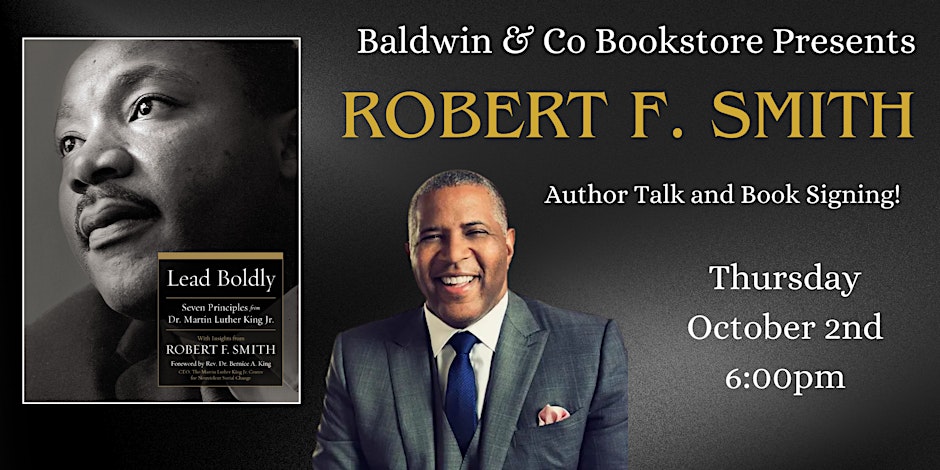 Robert. F. Smith to speak on campus
