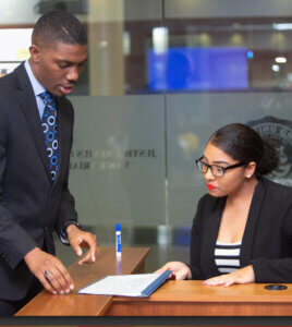 Dillard University students - criminal justice mock trial